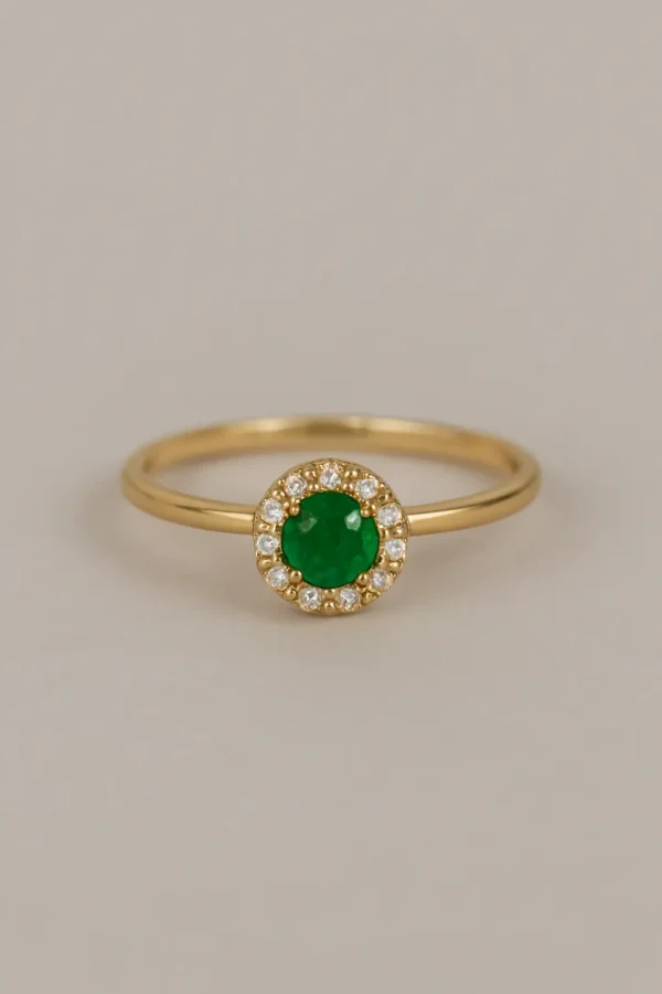 Anillo Majestad - Oro, Esmeralda y Diamantes - Image 2
